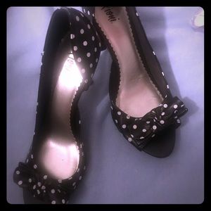 Polka dot heels